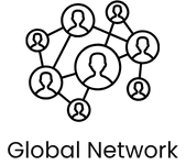 Icon representing The High-Carat Club's vetted global networking group for luxury entrepreneurs.