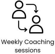 Icon representing The High-Carat Club's weekly live coaching sessions for luxury business owners.