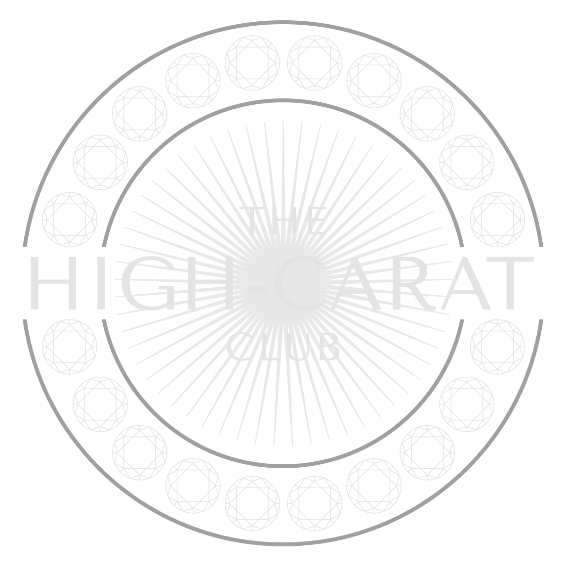 Subtle The High-Carat Club Logo: Premium network for scaling luxury jewellery and product businesses.
